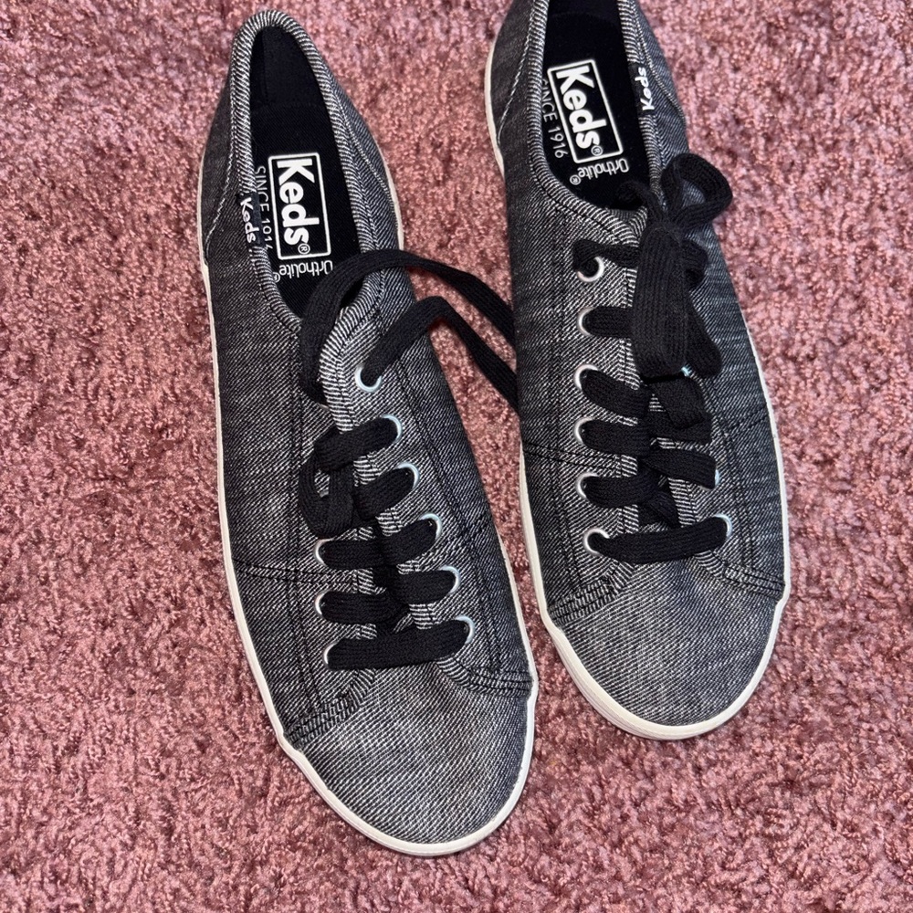 Keds Charcoal and White Casual Shoes